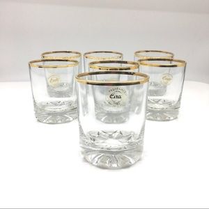 Pasabahche 7 Piece Glass Whiskey Set NWOT